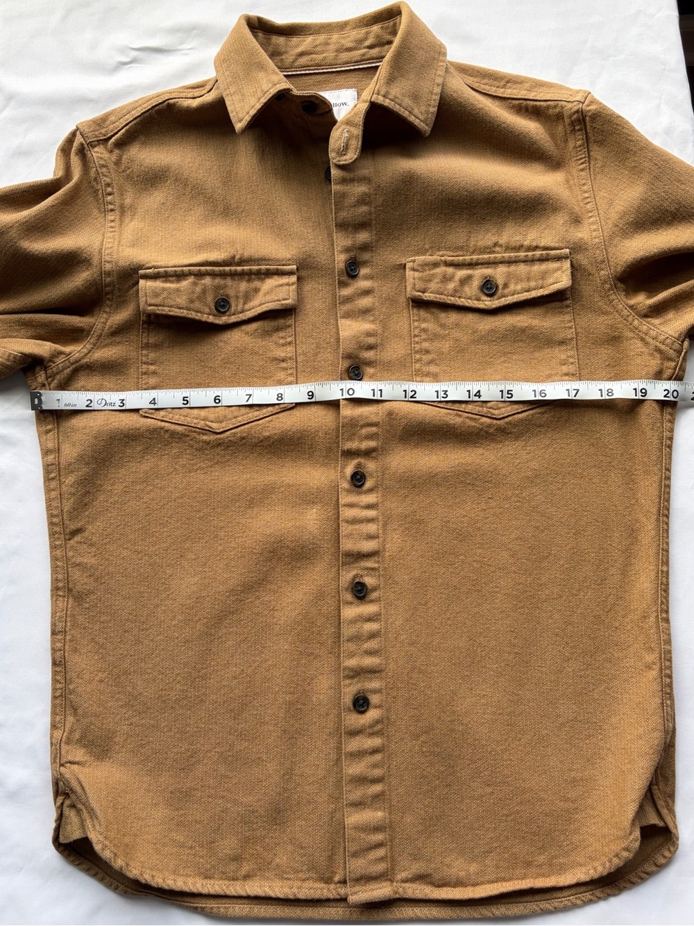 Goodfellow British Khaki Men’s Small Overshirt - Picture 3 of 7